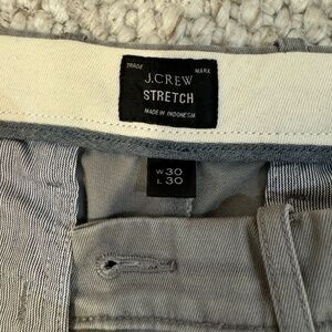 J. Crew Medium Gray Chino Pants 30x30 484 Fit